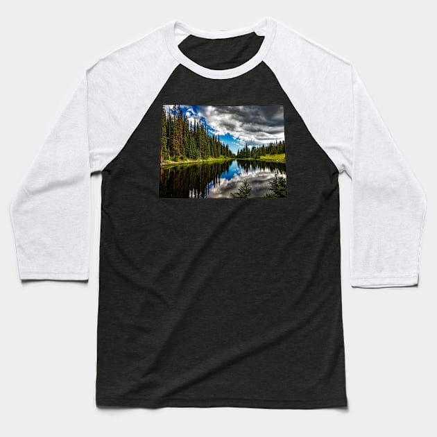 Colorado (Rocky Mountain National Park - Lake Irene) Baseball T-Shirt by gorff